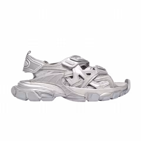 Balenciaga Wmns Track Sandal 'Silver Metallic'