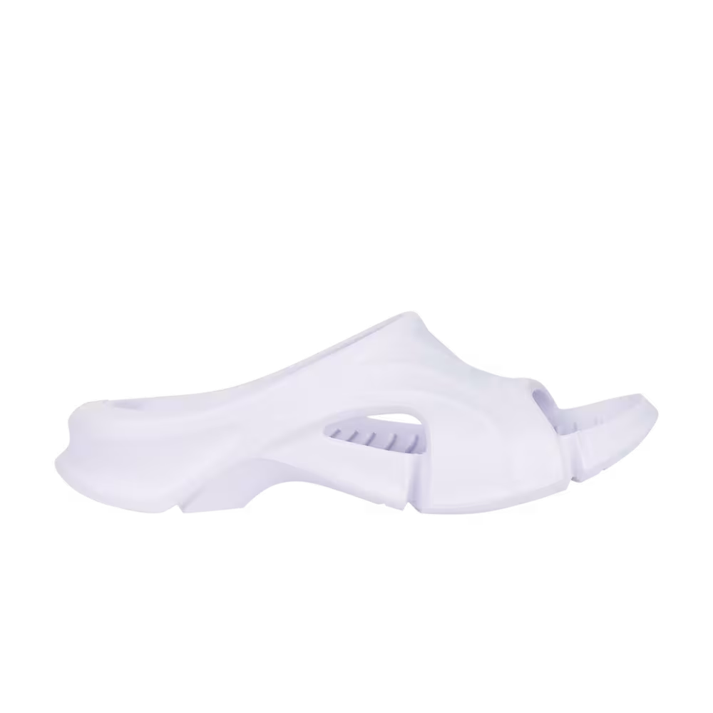 Balenciaga Women's Mold Slide Sandal White