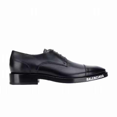 Balenciaga Logo Sole Derby 'Black'