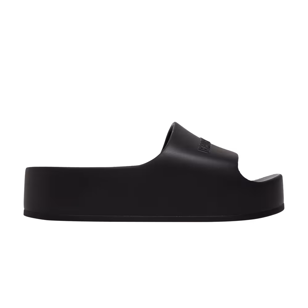 Balenciaga Women's Chunky Slides Black