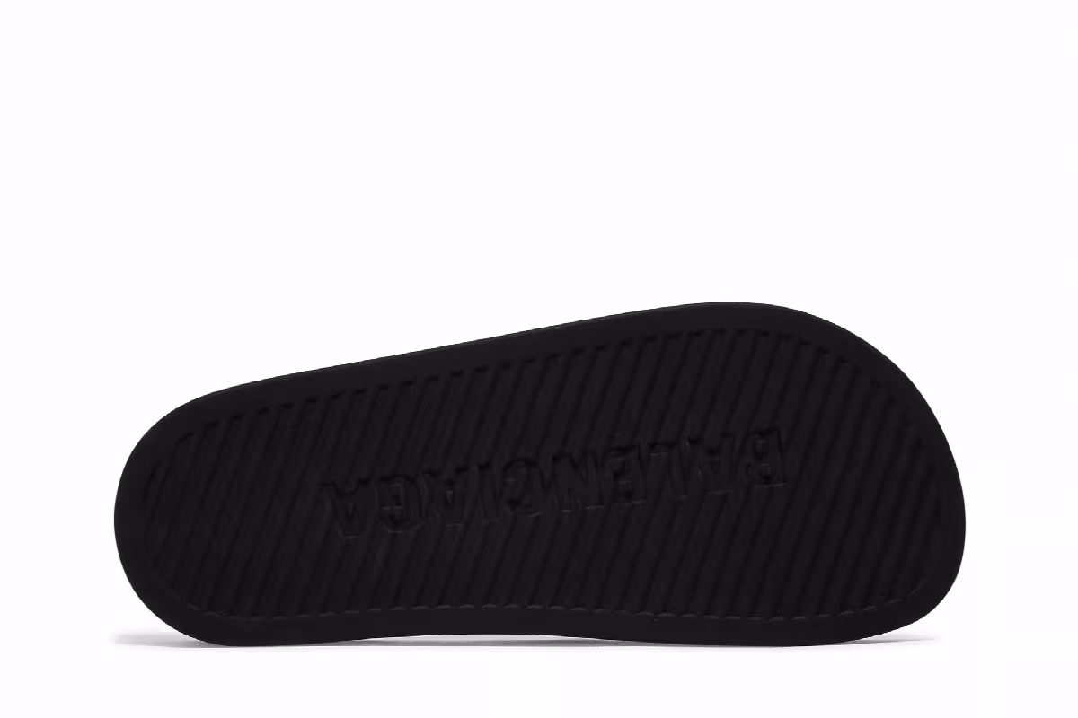 Balenciaga Women's Chunky Slides Black, view 5