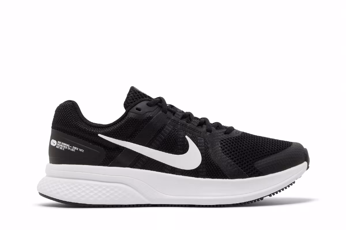 Nike Run Swift 2 Black White, view 2