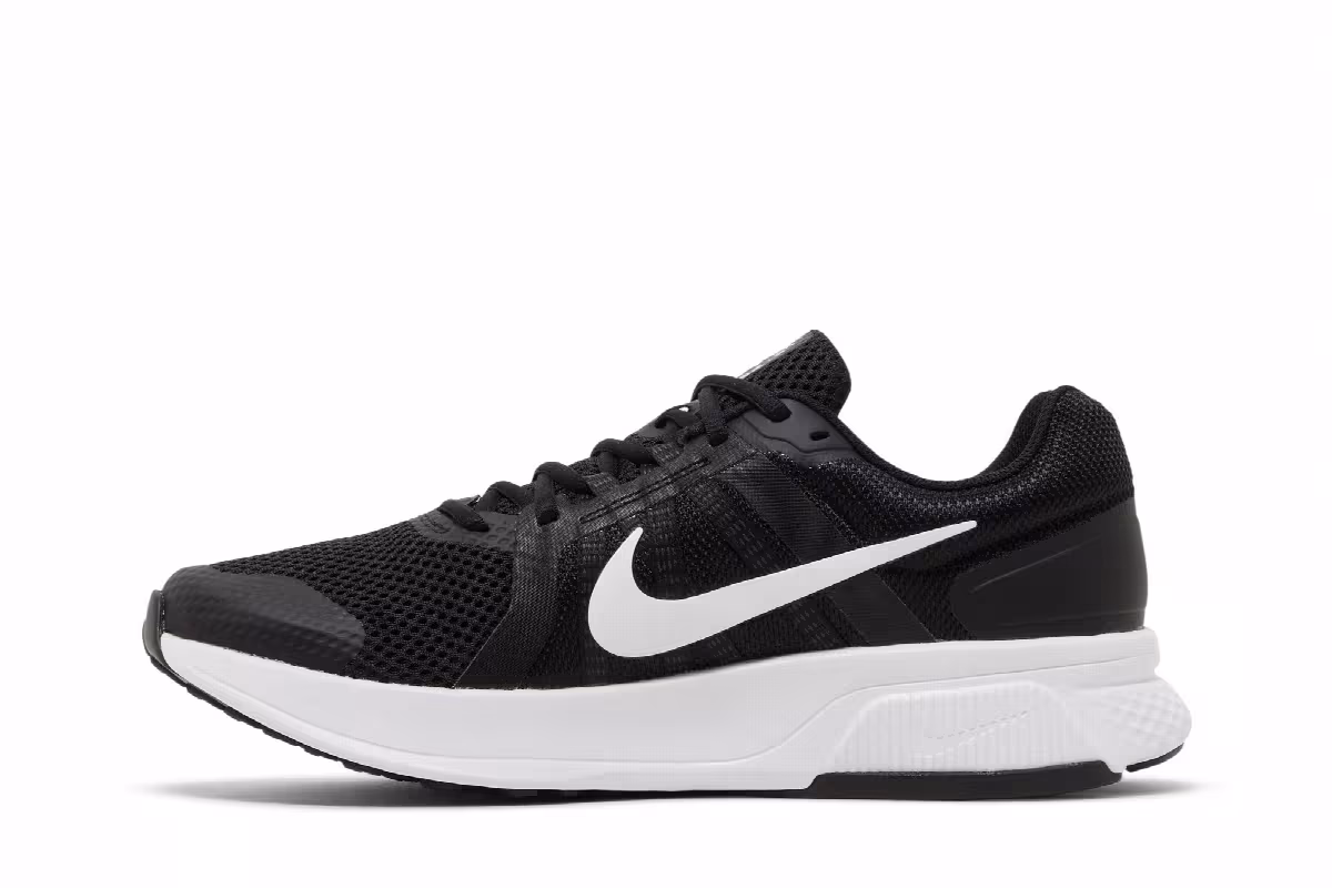 Nike Run Swift 2 Black White, view 4