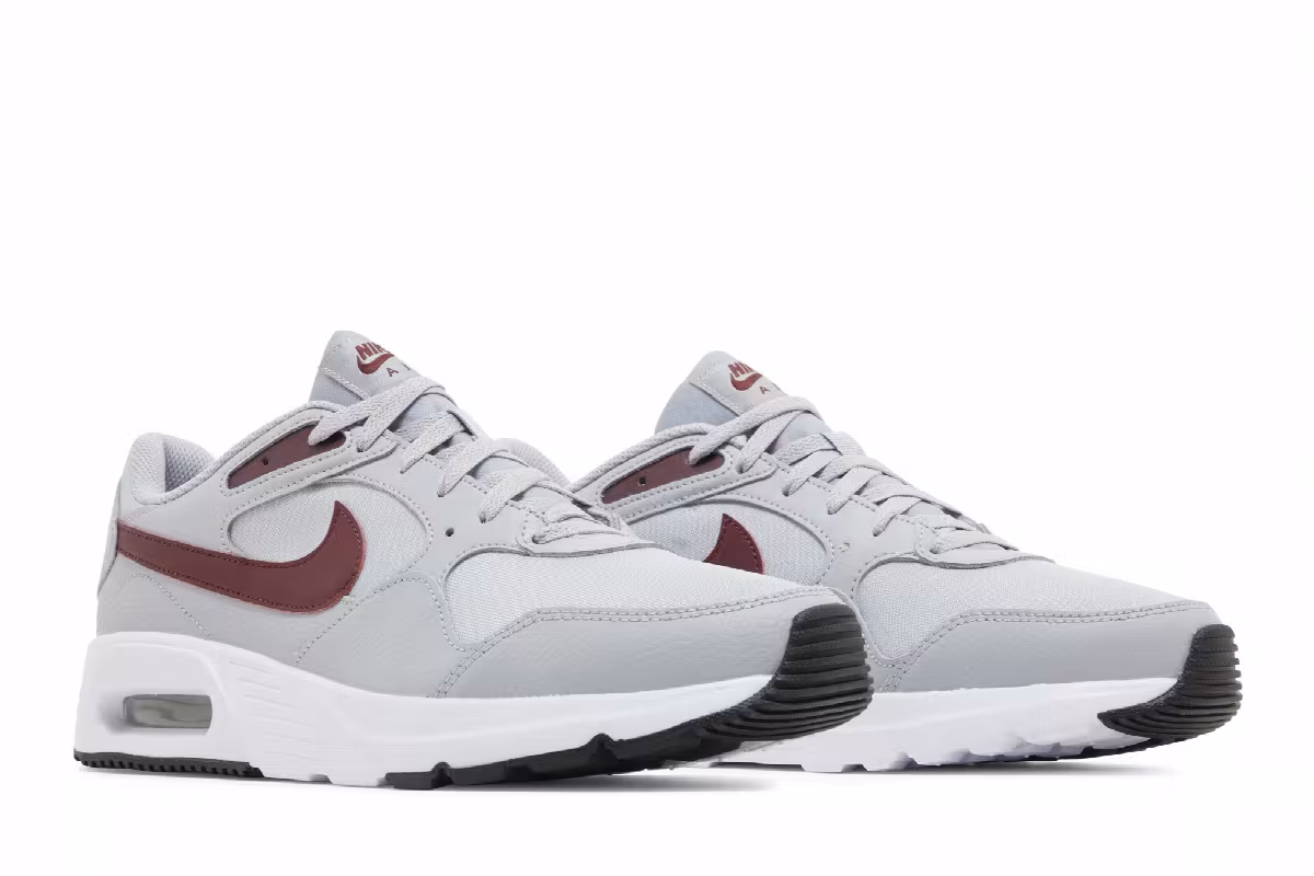 Nike Air Max SC Wolf Grey Dark Team Red, view 9