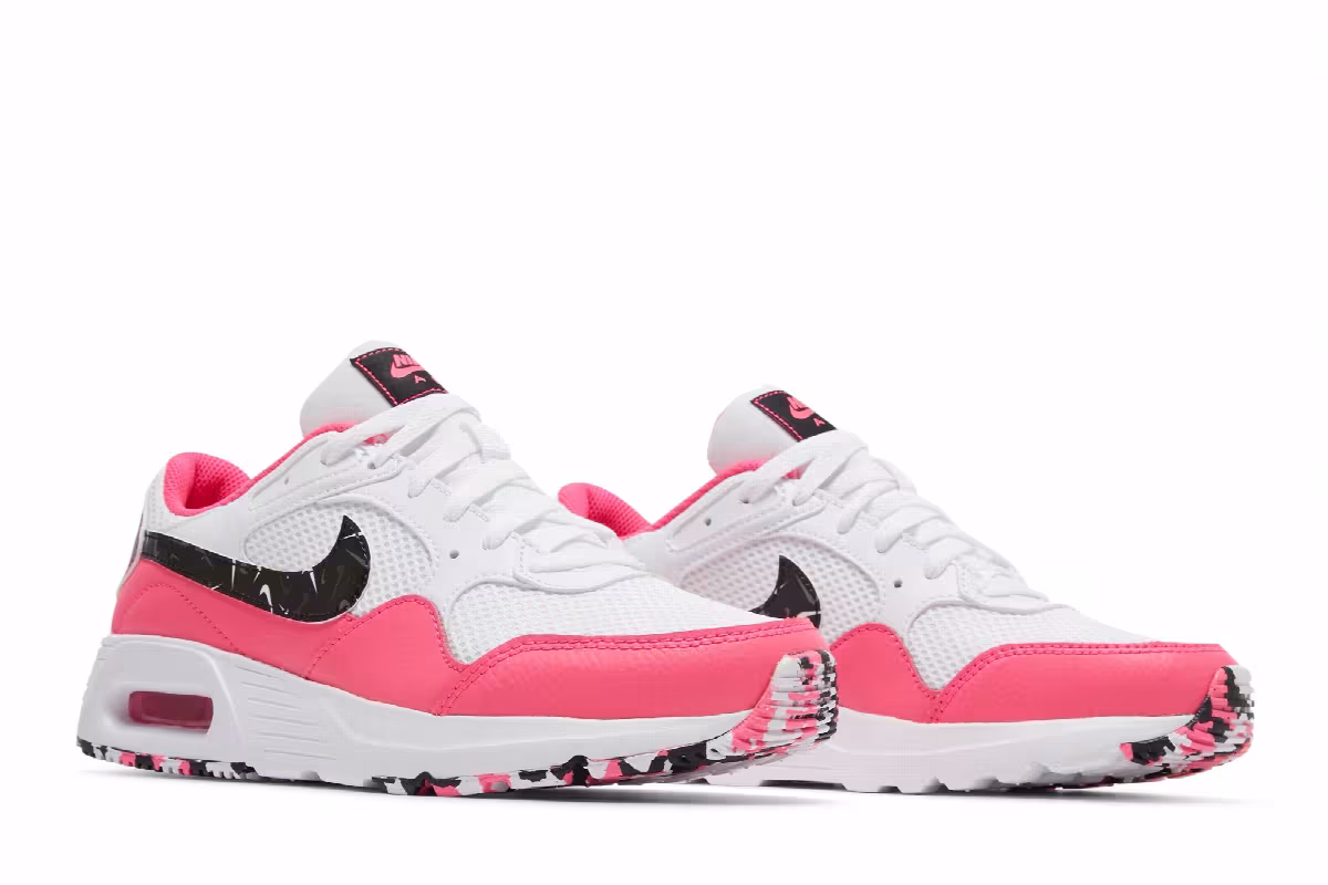 Nike Women's Air Max SC Pink Multi Swoosh, view 9