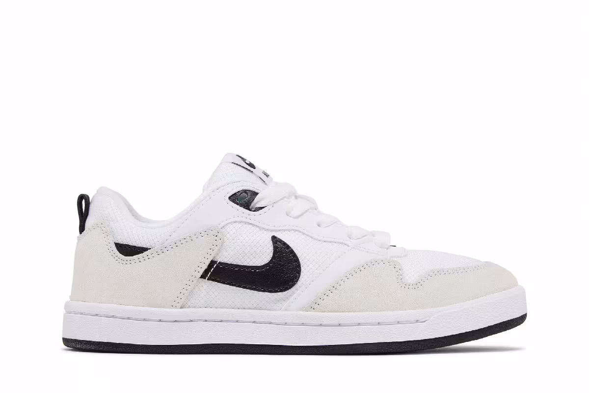 Nike Alleyoop SB GS White Black, view 2