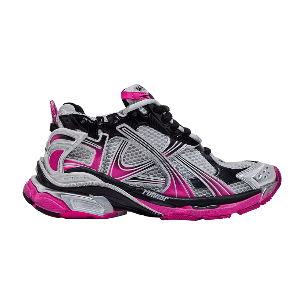 Balenciaga Women's Runner Sneaker Gradient - White Pink Black
