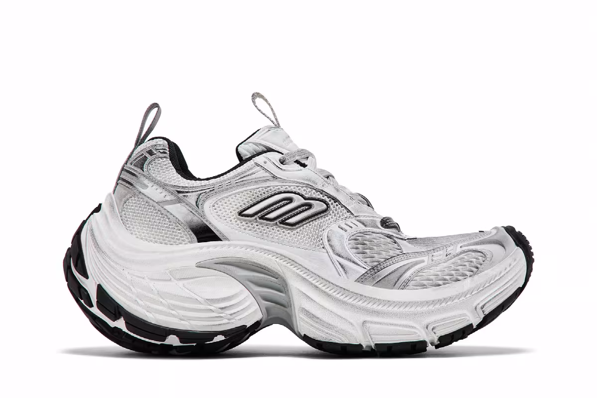 Balenciaga 10XL Sneaker White Grey, view 2