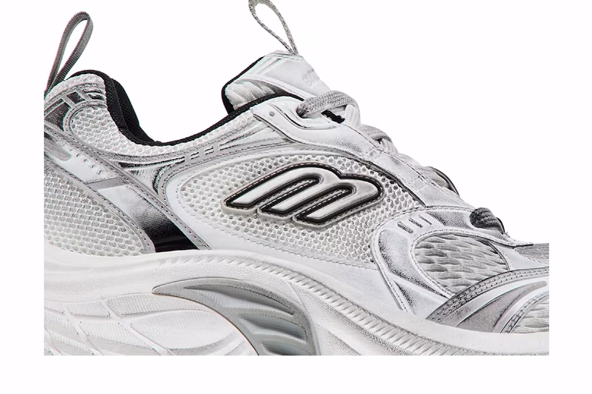 Balenciaga 10XL Sneaker White Grey, view 3