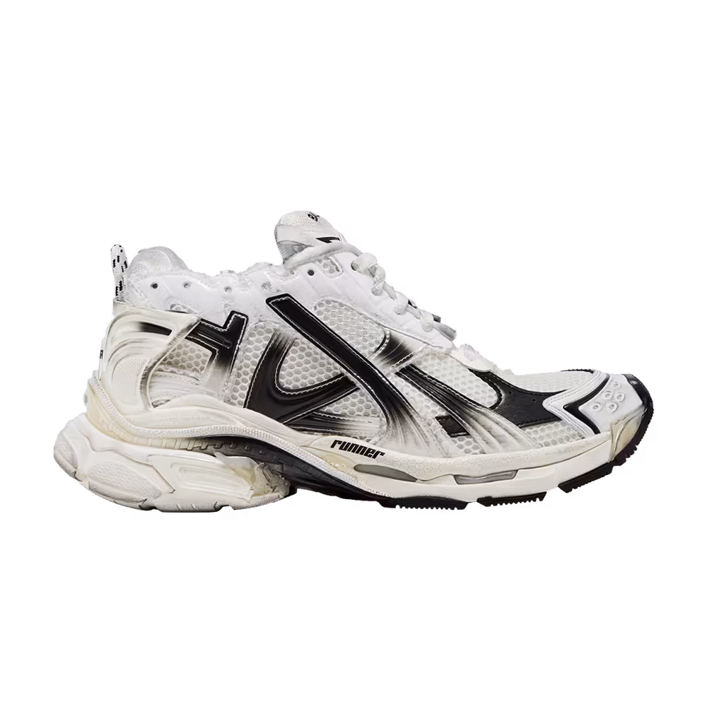 Balenciaga Runner Sneaker Gradient - White Black