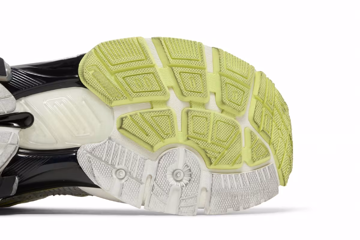 Balenciaga Runner Sneaker White Yellow Blue, view 6