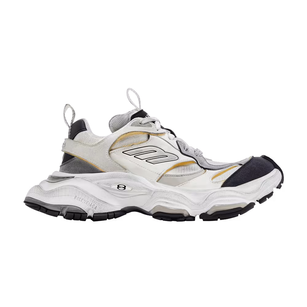 Balenciaga Cargo Sneaker Worn-Out - White Black