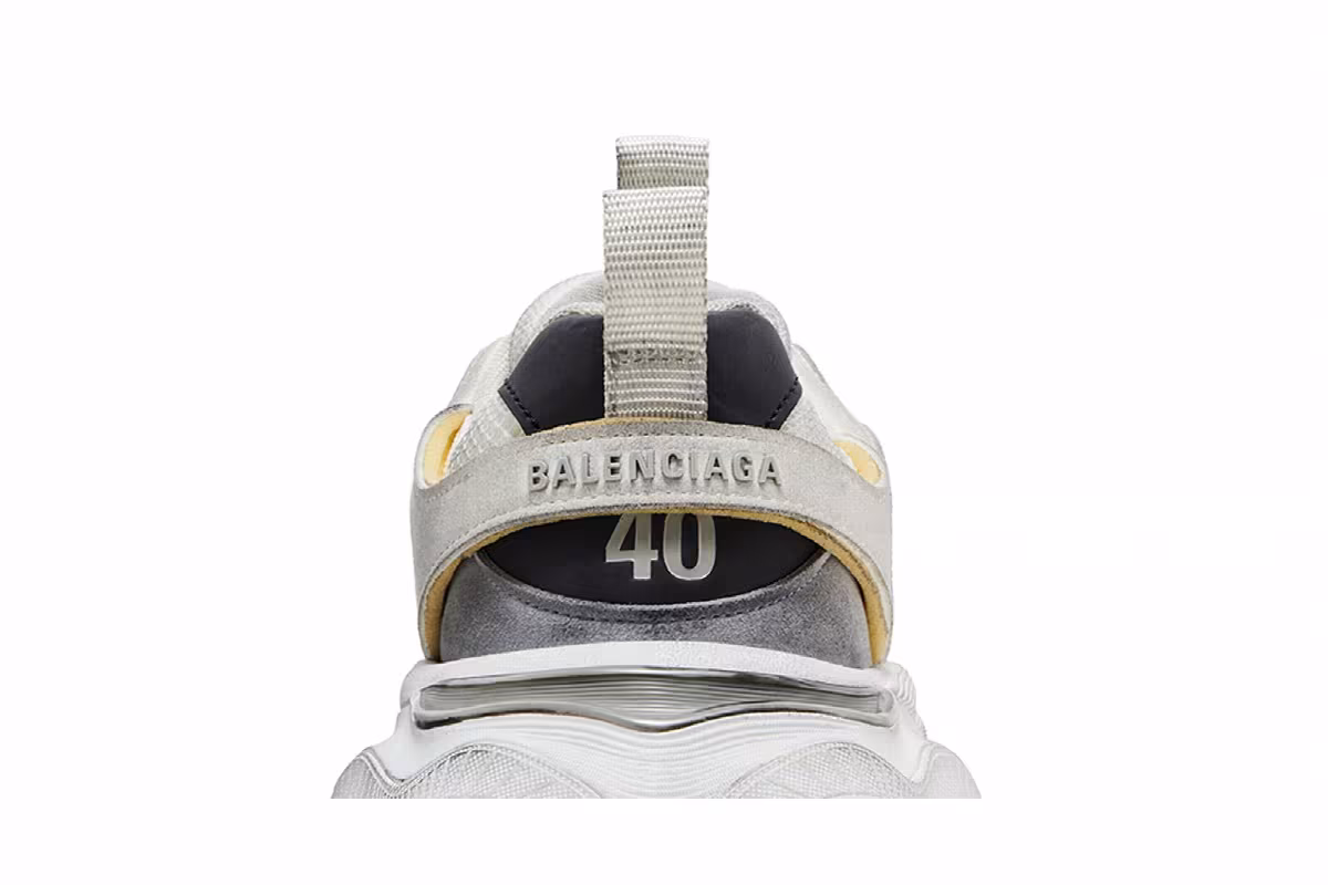 Balenciaga Cargo Sneaker Worn-Out - White Black, view 8