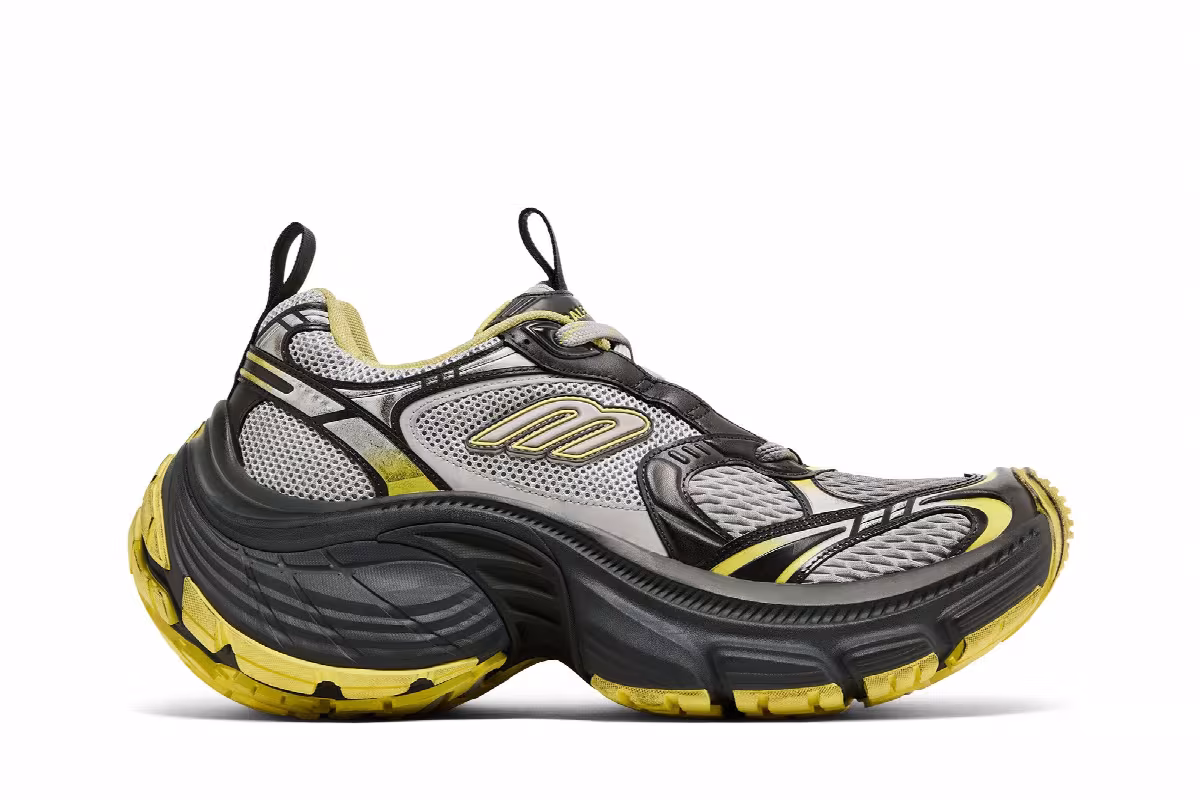 Balenciaga 10XL Sneaker Grey Yellow, view 2