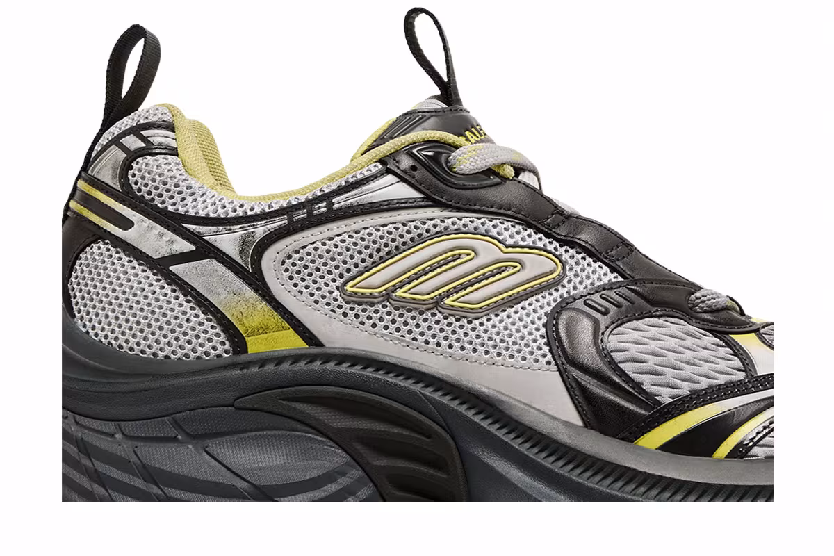 Balenciaga 10XL Sneaker Grey Yellow, view 3