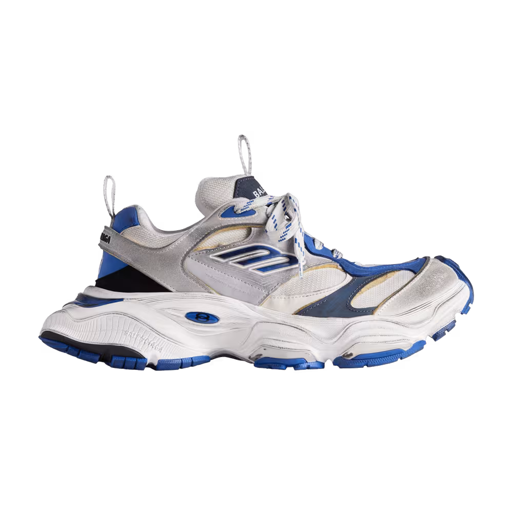 Balenciaga Cargo Sneaker Worn-Out - Grey Blue