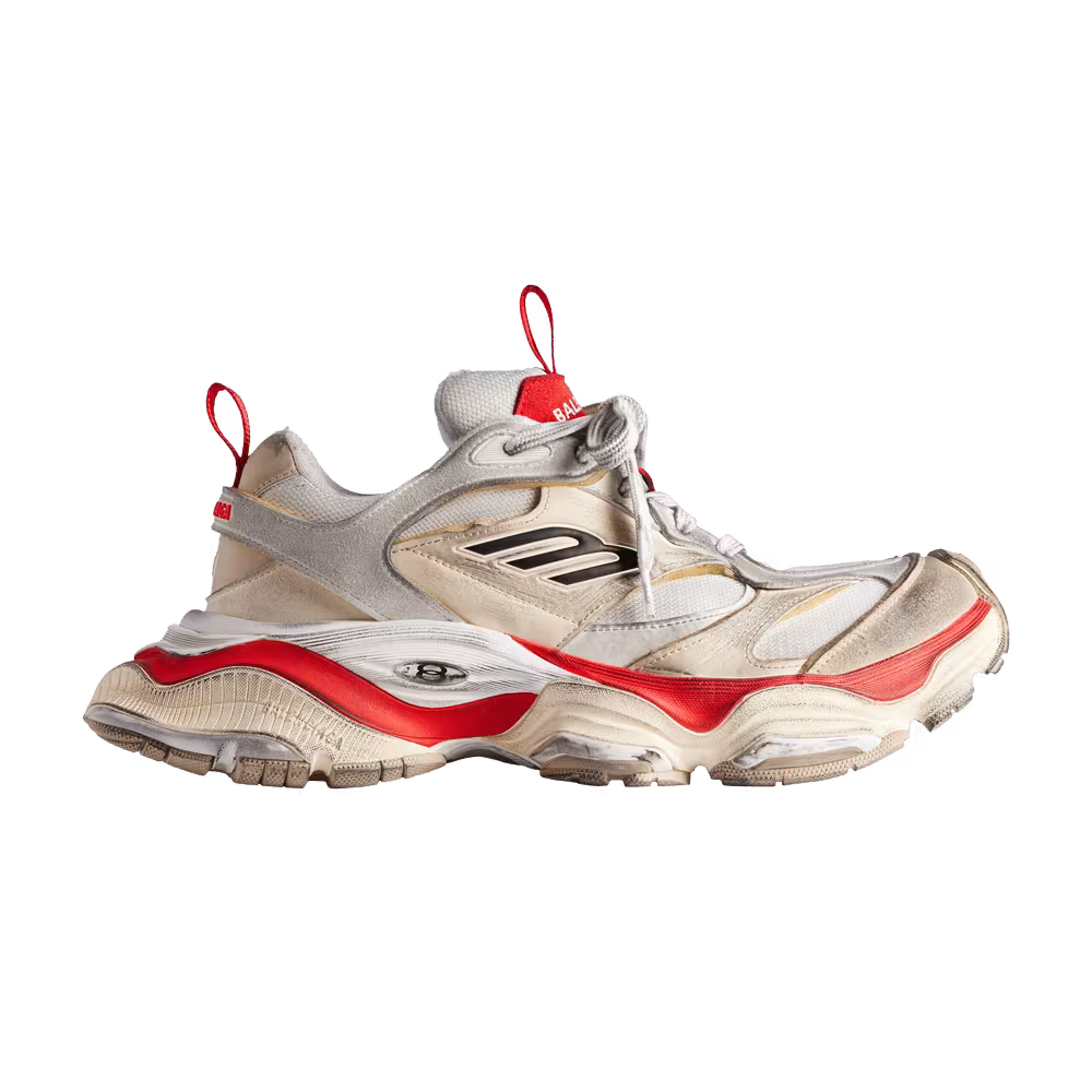 Balenciaga Cargo Sneaker Worn-Out - Beige Red