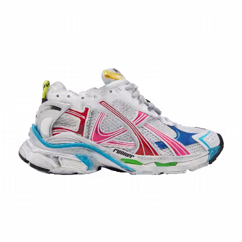 Balenciaga Wmns Runner Sneaker 'Worn-Out - White Multi-Color'