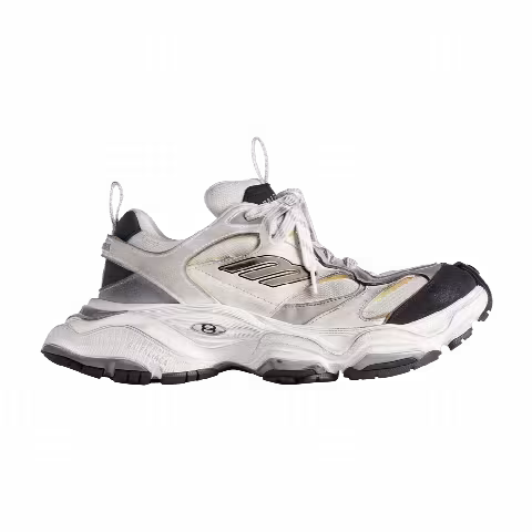 Balenciaga Wmns Cargo Sneaker 'Worn-Out - White Black'
