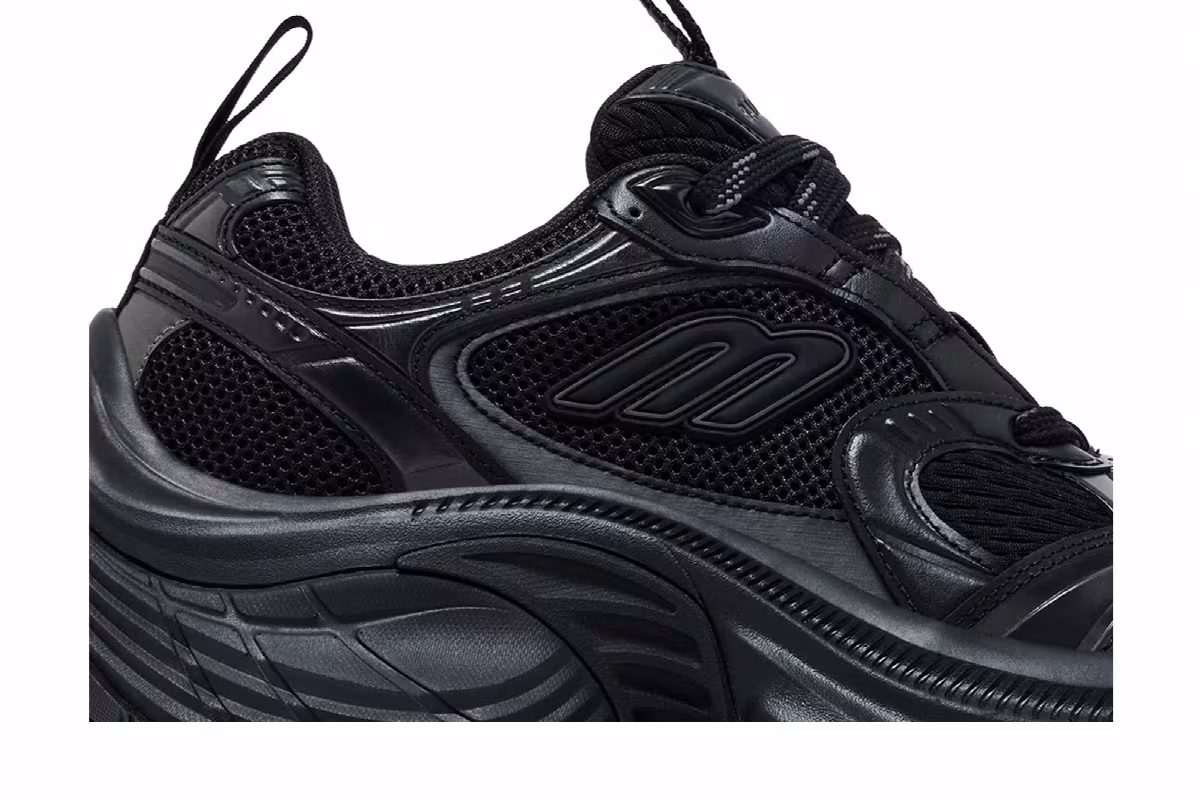Balenciaga Women's 10XL Sneaker Black, view 3