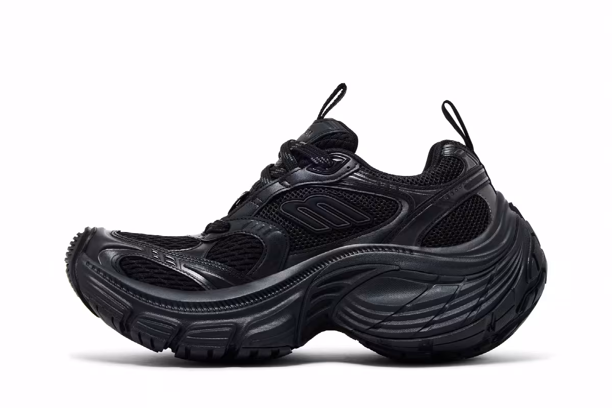Balenciaga Women's 10XL Sneaker Black, view 4