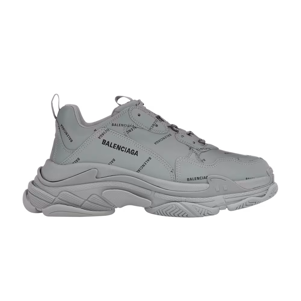 Balenciaga Triple S Sneaker Allover Logo - Grey 2024