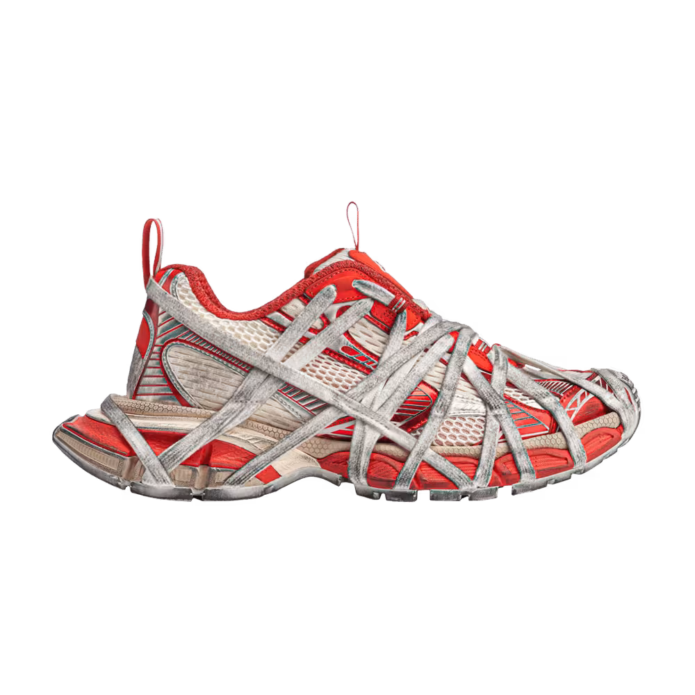 Balenciaga 3XL Extreme Lace Sneaker Worn-Out - Orange Beige