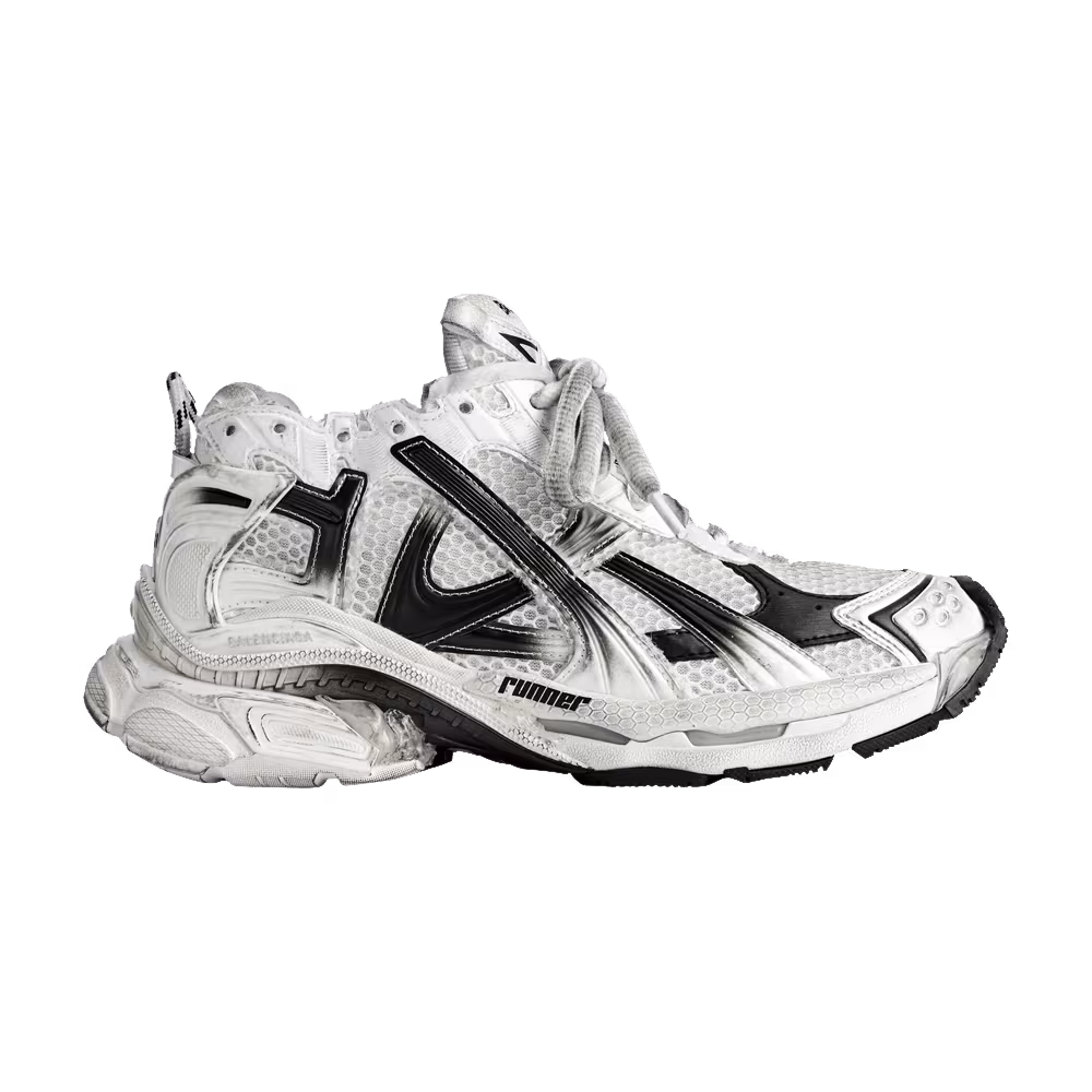 Balenciaga Women's Runner Sneaker Gradient - White Black