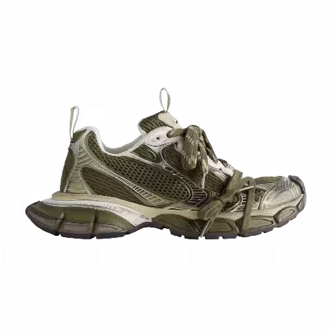 Balenciaga 3XL Sneaker 'Worn-Out - Dark Green Light Beige'