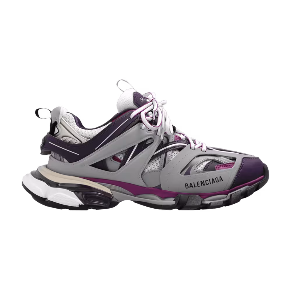 Balenciaga Women's Track Sneaker Grey Purple