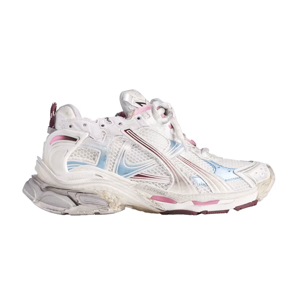 Balenciaga Women's Runner Sneaker Gradient - White Blue Pink