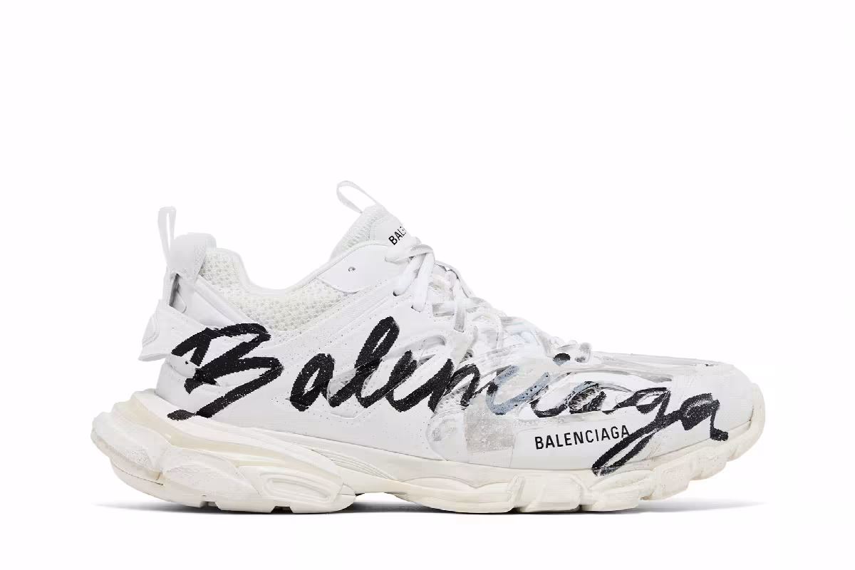 Balenciaga Track Sneaker Signature - White, view 2