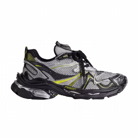 Balenciaga Runner Sneaker 'Worn-Out - Silver Neon Yellow'