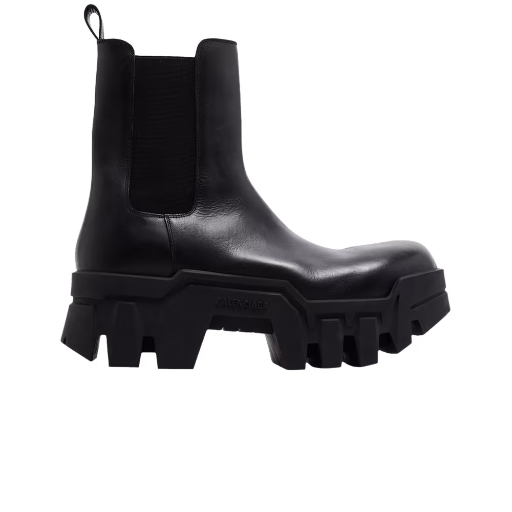 Balenciaga Bulldozer Chelsea Boot Black