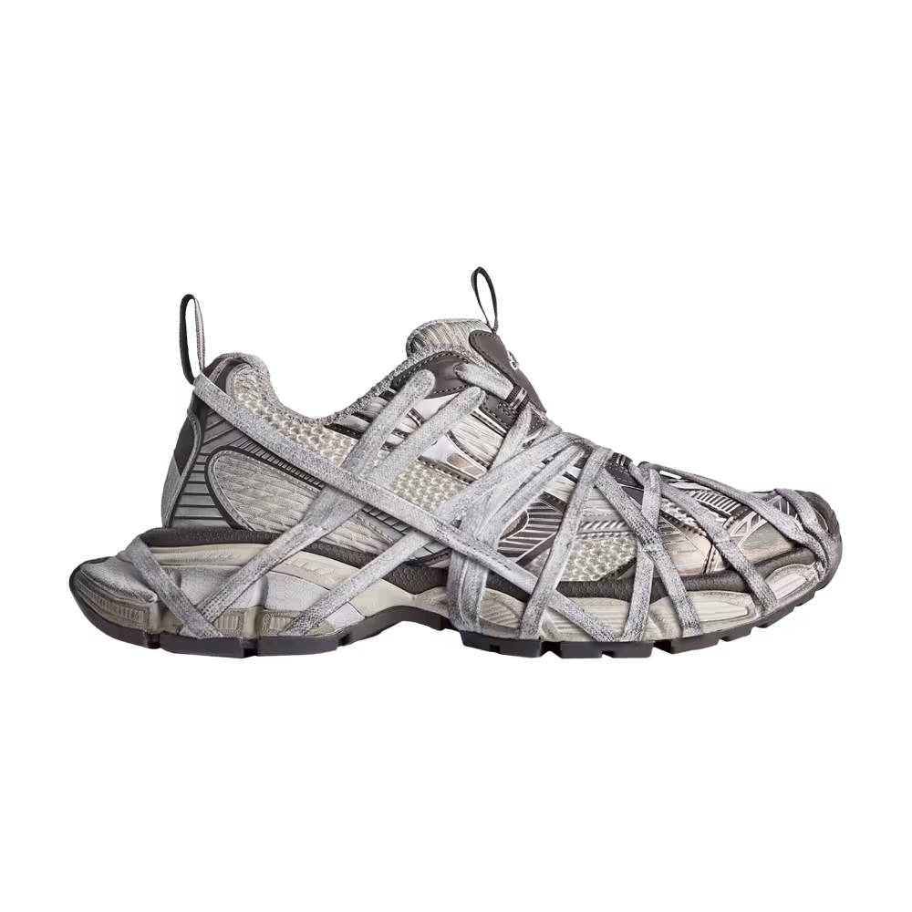 Balenciaga 3XL Extreme Lace Sneaker Worn-Out - Brown Grey