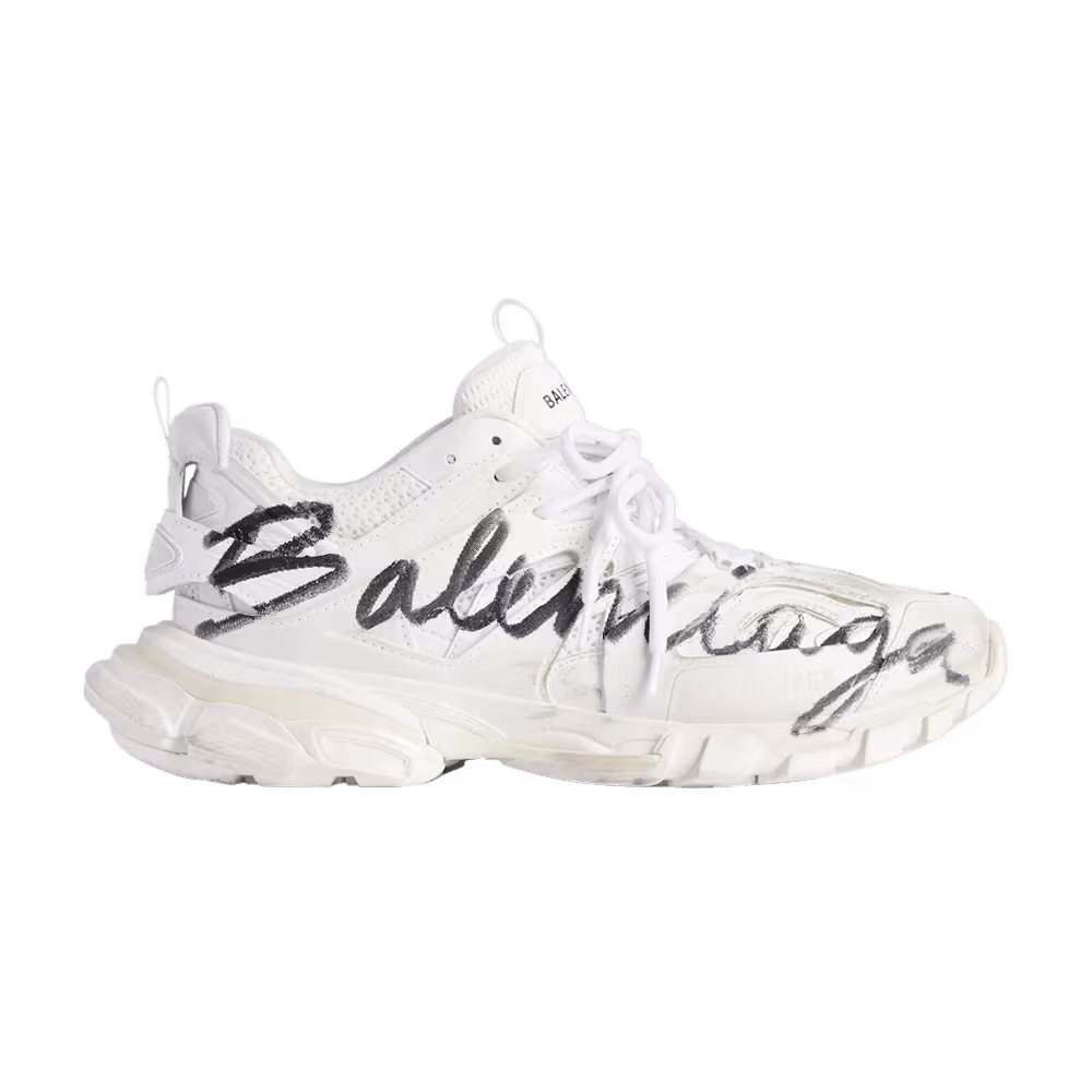 Balenciaga Women's Track Sneaker Signature - White