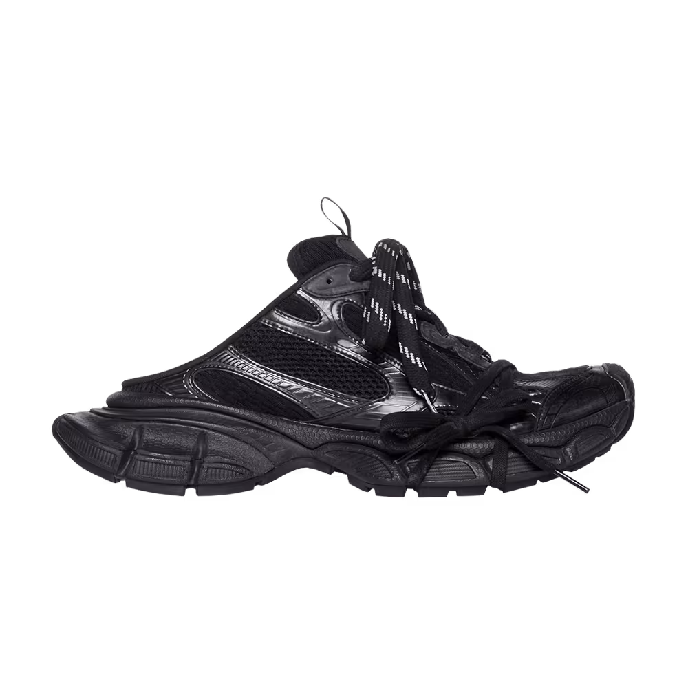 Balenciaga 3XL Mule Worn-Out - Black