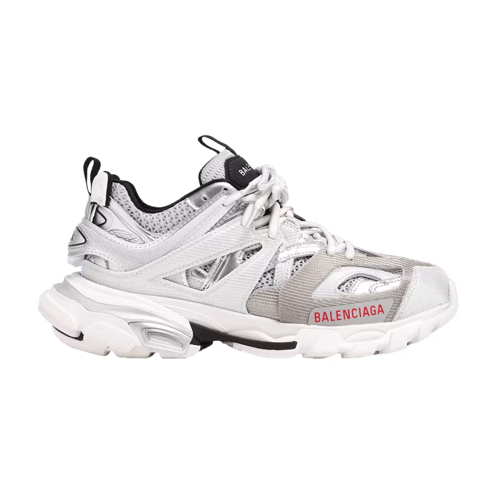 Balenciaga Women's Track Sneaker Silver White Black