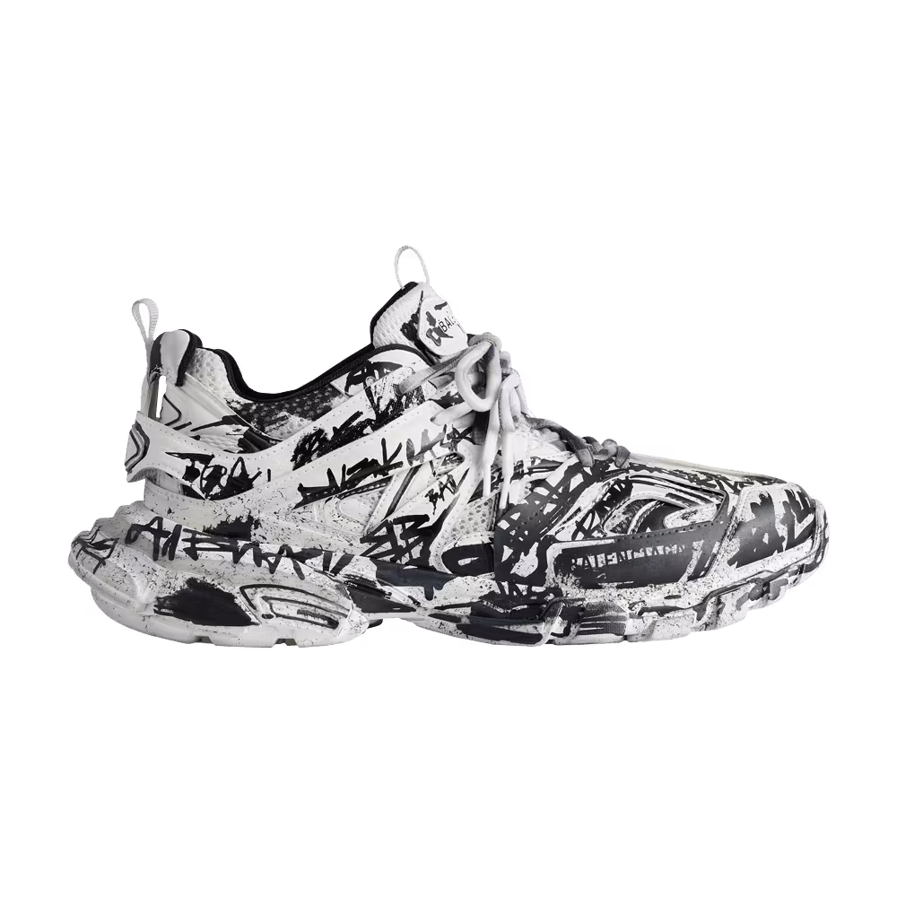 Balenciaga Track Sneaker Graffiti - White Black