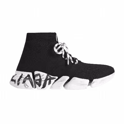 Balenciaga Speed 2.0 Lace-Up Sneaker 'Graffiti - Black'