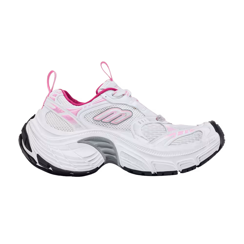 Balenciaga Women's 6XL Sneaker Worn-Out - White Light Pink