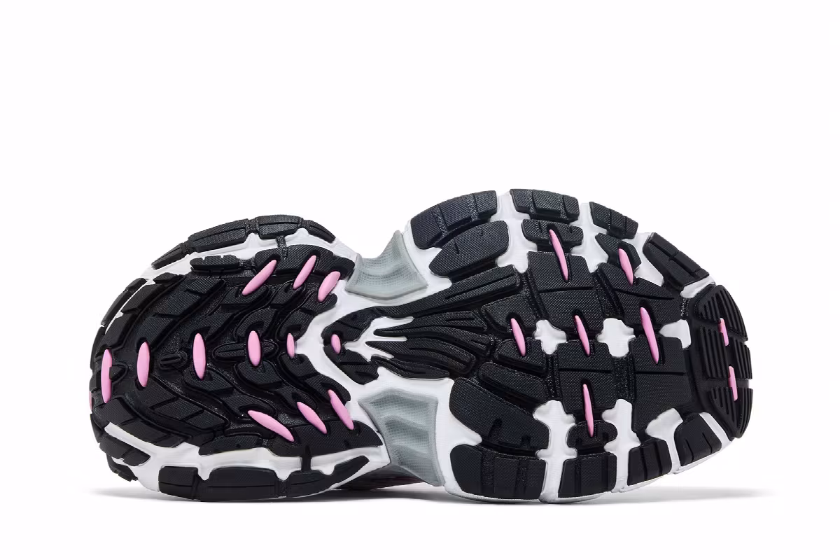 Balenciaga Women's 6XL Sneaker Worn-Out - White Light Pink, view 5