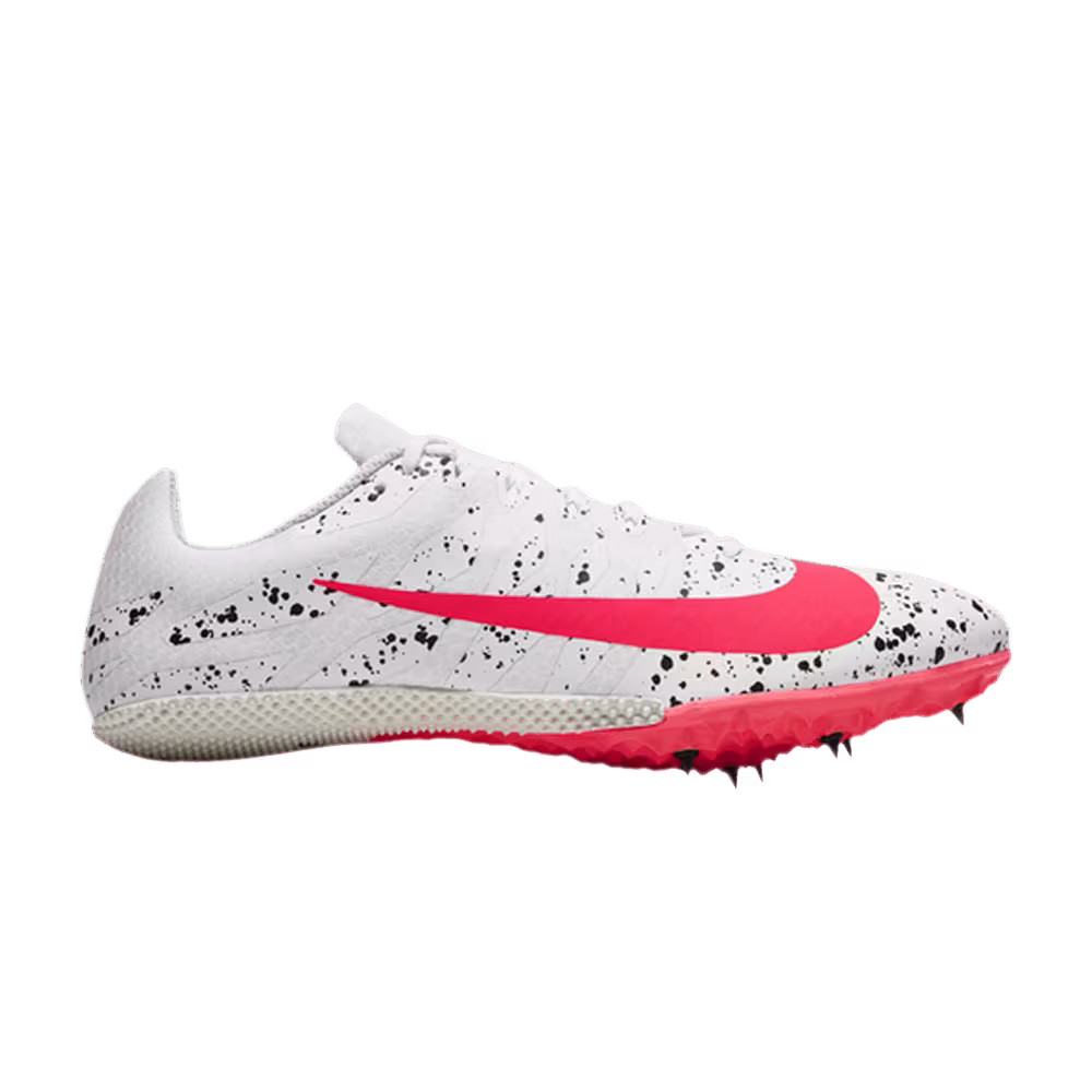 Nike Zoom Rival S 9 Paint Splatter - White Crimson Jade