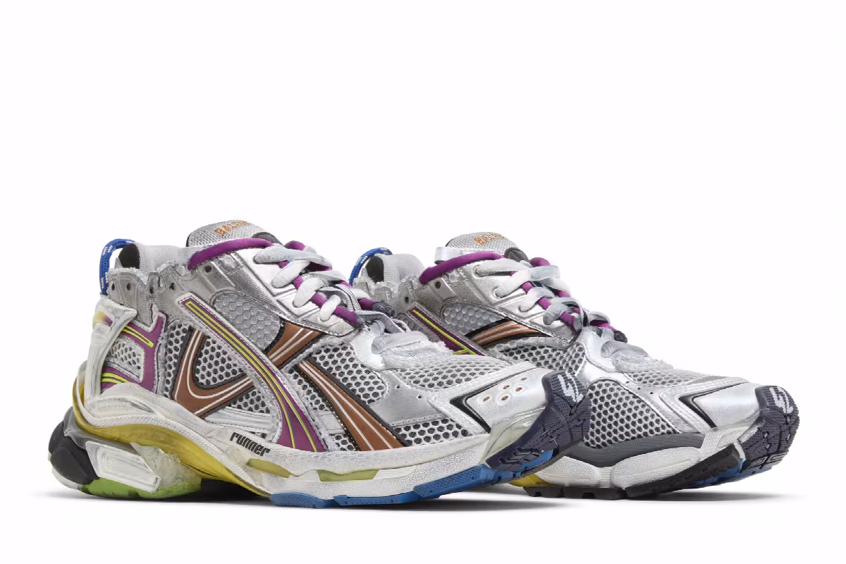 Balenciaga Runner Sneaker Multi-Color, view 9