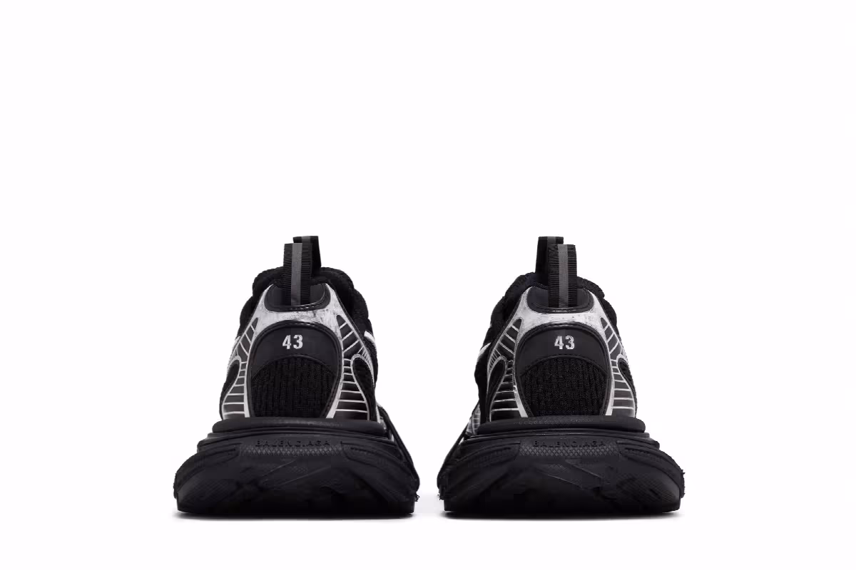 Balenciaga 3XL Sneaker Worn-Out - Black White, view 7