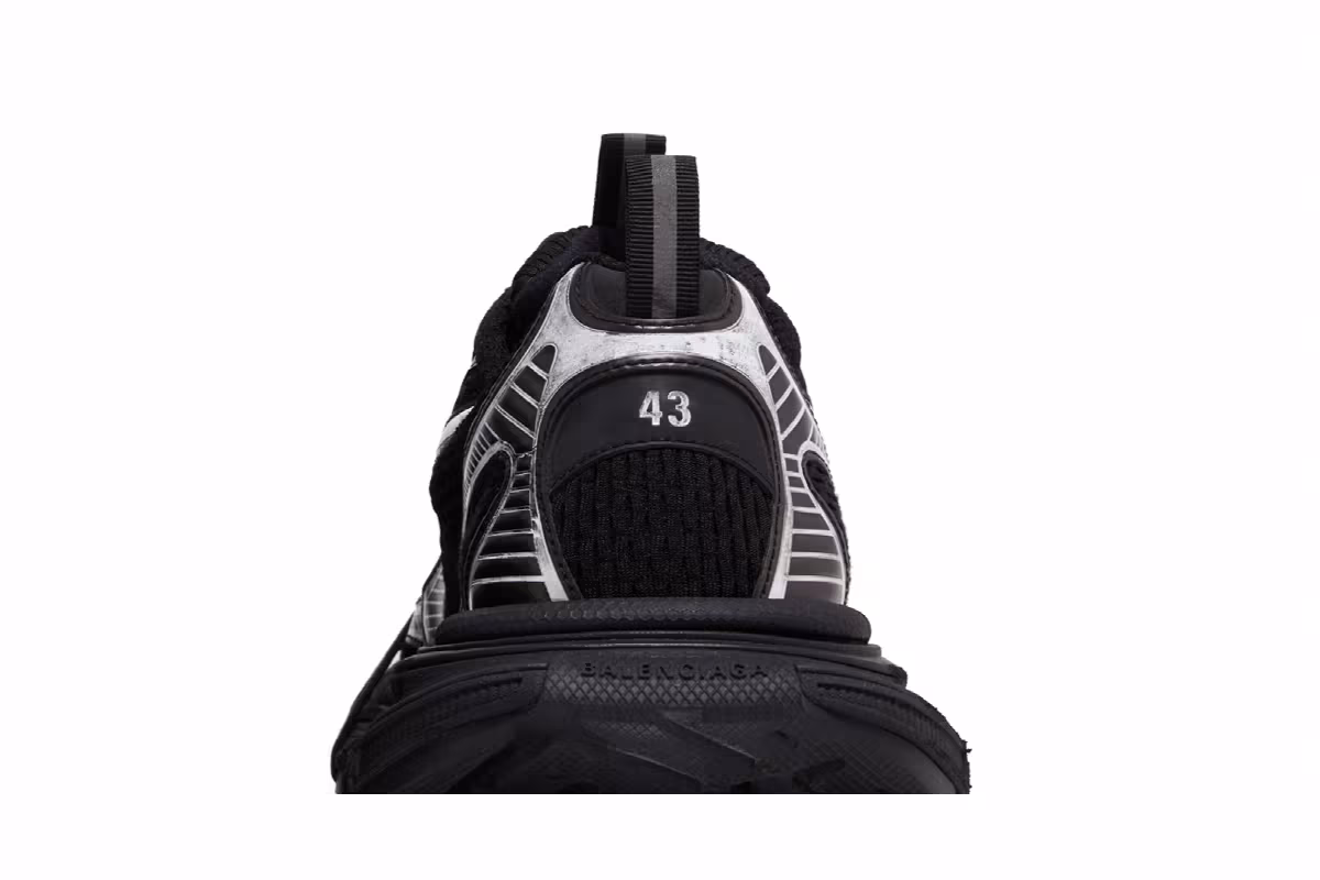 Balenciaga 3XL Sneaker Worn-Out - Black White, view 8