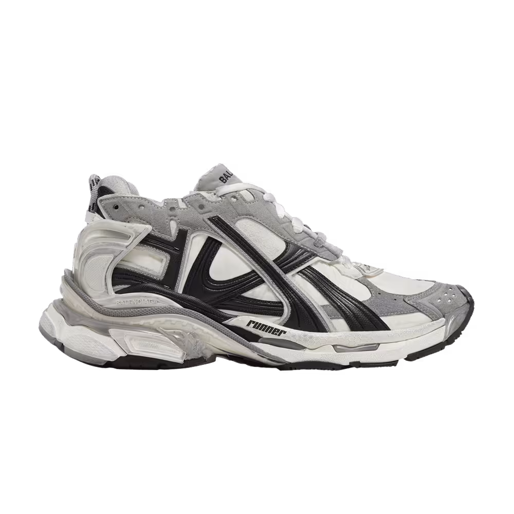 Balenciaga Runner Sneaker Worn-Out - Grey White Black