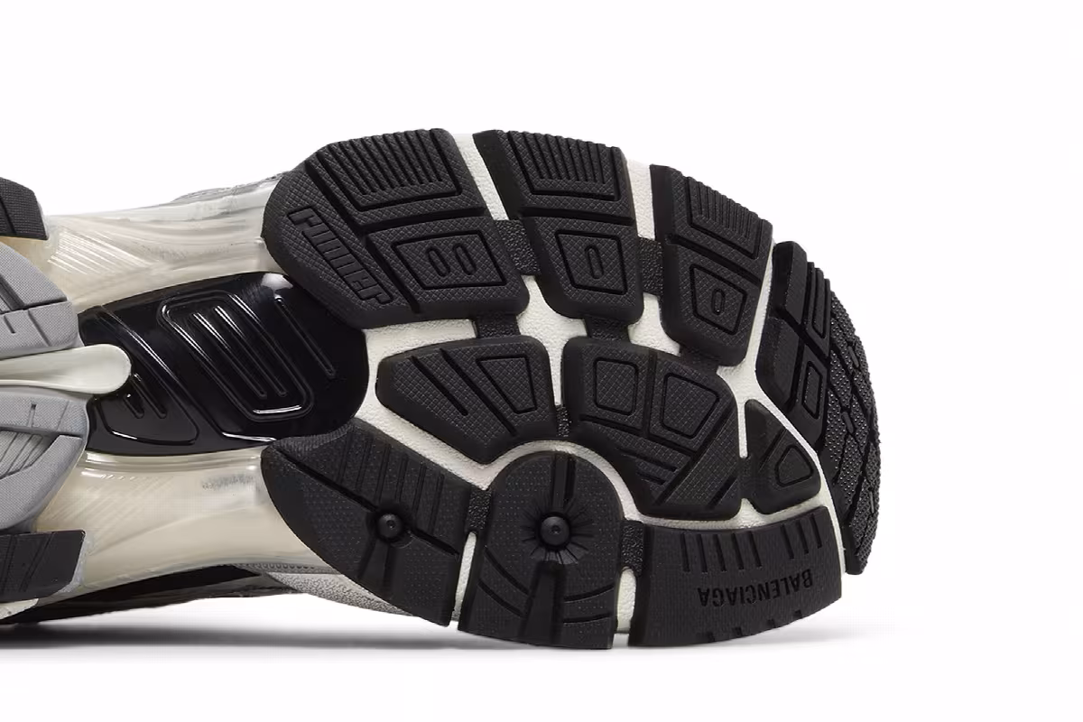 Balenciaga Runner Sneaker Worn-Out - Grey White Black, view 6