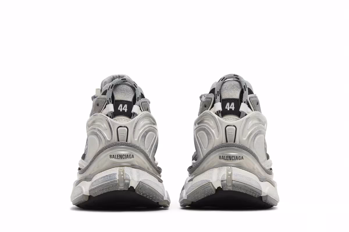Balenciaga Runner Sneaker Worn-Out - Grey White Black, view 7