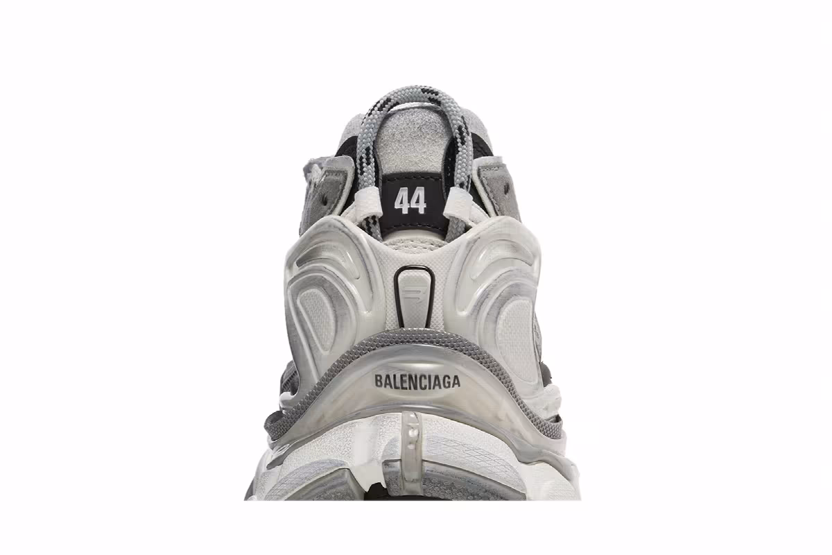 Balenciaga Runner Sneaker Worn-Out - Grey White Black, view 8